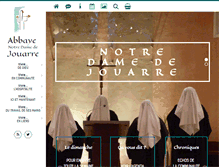 Tablet Screenshot of abbayejouarre.org